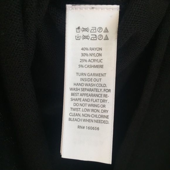 NWT Rachel Zoe Crystal "Hamsa" Black Sweater - Picture 12 of 12